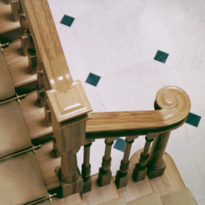 Oak staircase 